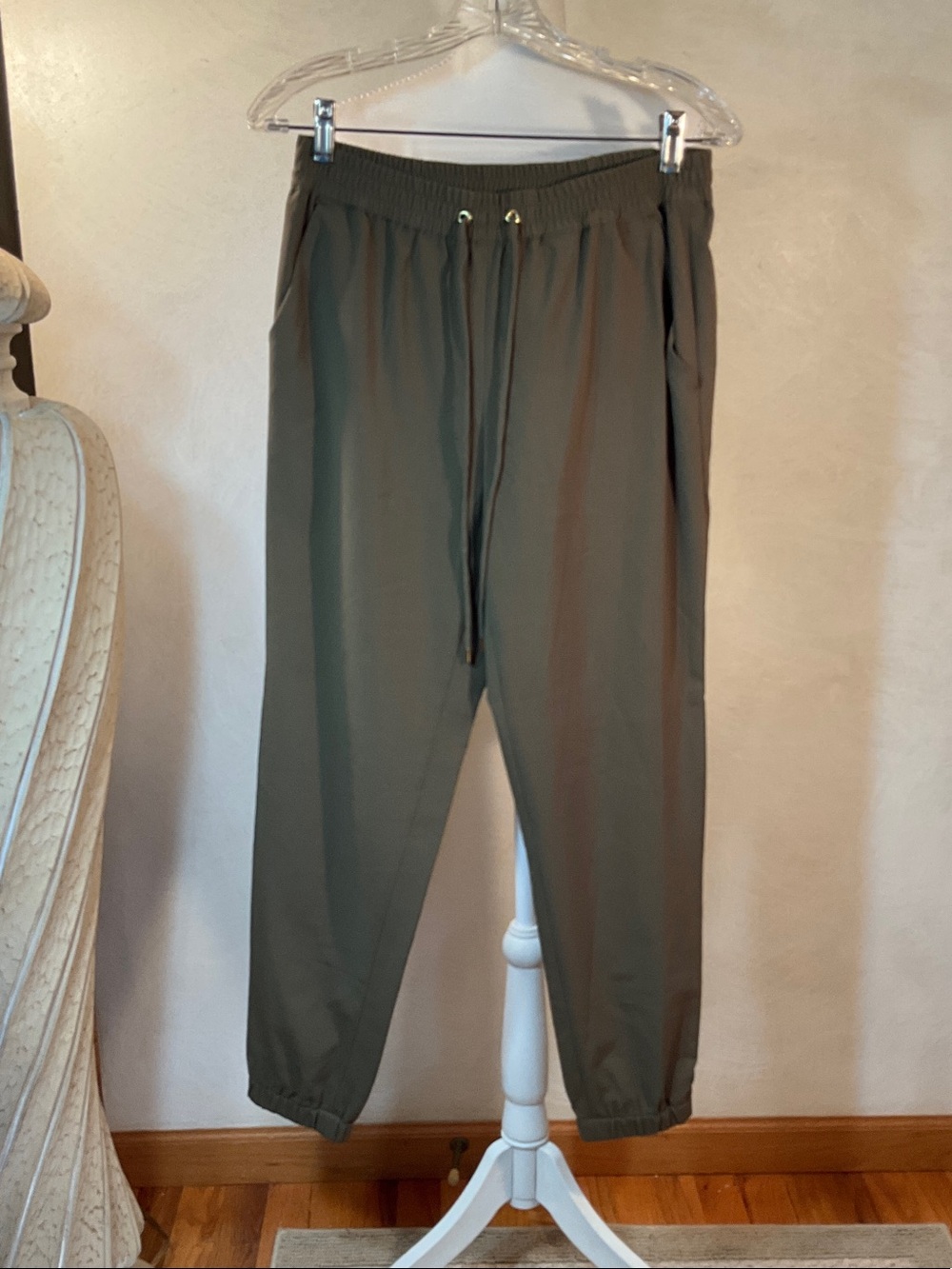 MICHAEL Michael Kors Olive Drawstring Track Joggers